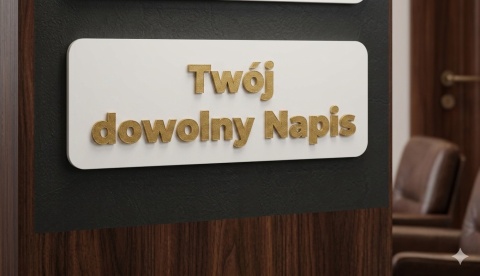 Elegancka Tabliczka Informacyjna na Drzwi