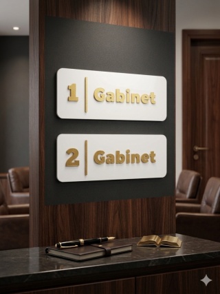 Elegancka Tabliczka Informacyjna na Drzwi