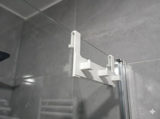 Wieszak na Szybe Prysznica